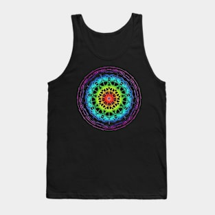 Mandala Chakra colors design Tank Top